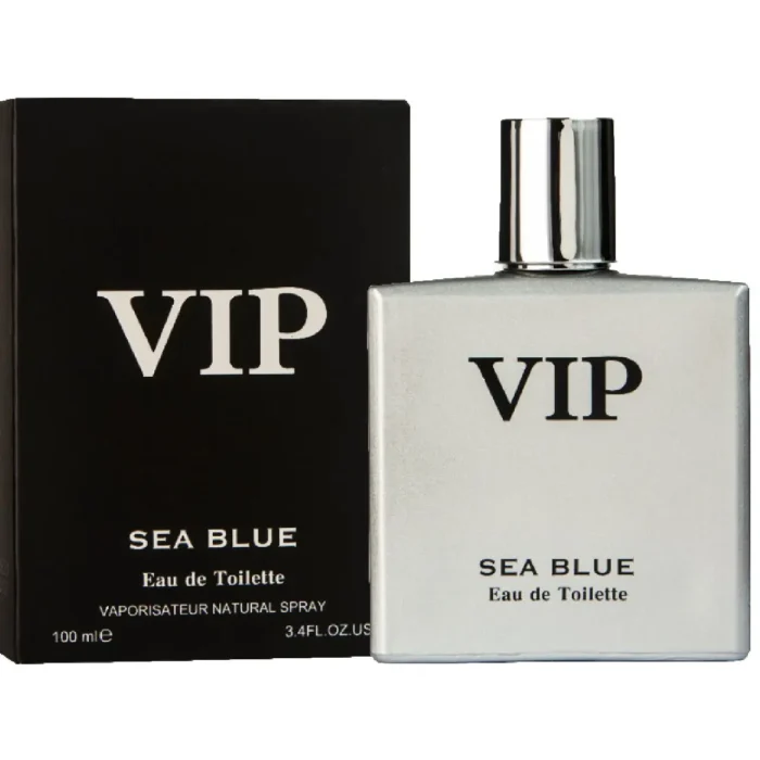 Perfume Masculino VIP 100ml Importado Sea Blue Militar